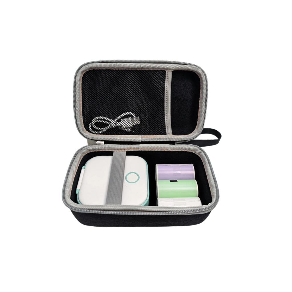 Label Maker Case For Memoking T02/For Phomemo M02/ M02S/M02 Pro/Q30S/For Nelko PM230/For Anycash/For Ponek Mini Pocket Printer Peaceful Pleasures Health and Wellness