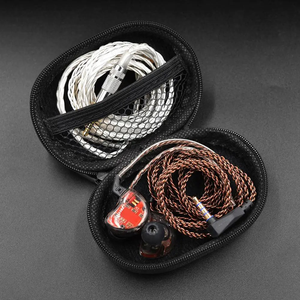 New Original For KZ Earphone Box Mini Headset Case Headphone Portability Wired Earphone Package Storage For ZEX Pro/EDX Earphone Peaceful Pleasures Health and Wellness