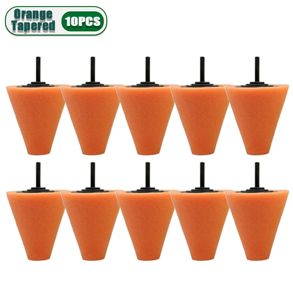 Car Wheel Hub Polishing Sponge Cone – Rim Cleaner Tool