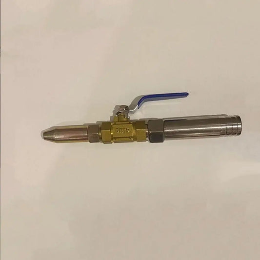 4-Point Copper High Pressure Spray Nozzle | Ball Valve Switch Pressure Spray Nozzle Peaceful Pleasures Health and Wellness