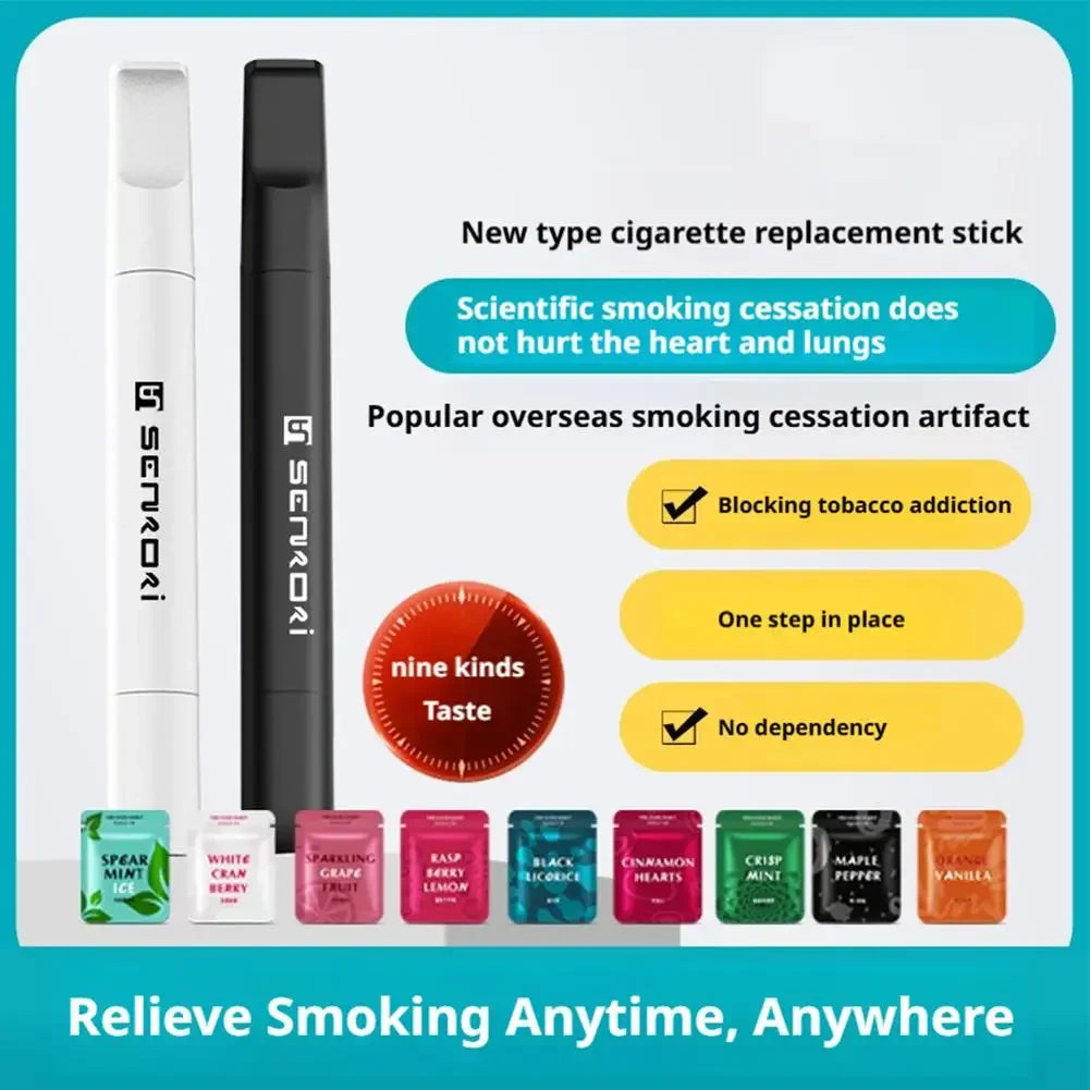 Smoking Cessation Rod Nicotine Free Healthy Fruit Flavor Cotton Core Assisted Quit Smoking Stick Replacing Cigarette Men Gift Peaceful Pleasures Health and Wellness