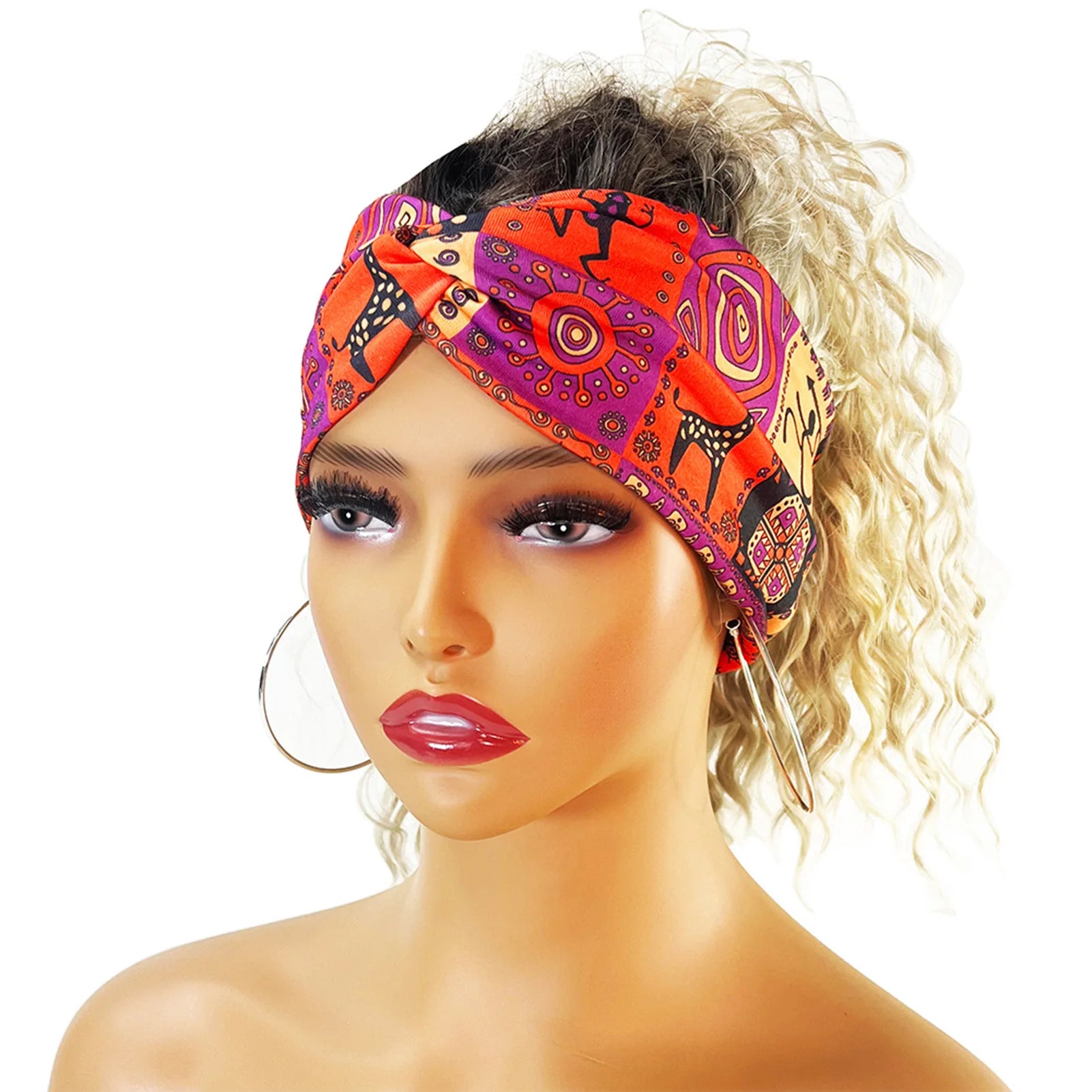 Women's Elastic Sports Headbands Running Fitness Headband Twisted Design Hairband for Workout Gym Yoga Hair Band Peaceful Pleasures Health and Wellness