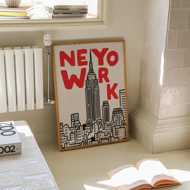 Empire State Building Canvas Wall Art Print | NYC Poster