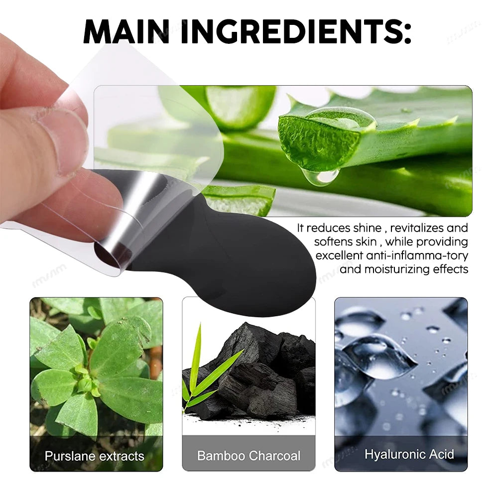 10-100PC Blackhead Remover Mask Nasal Strips Black Head Nose Dot Spot Peel Off Sticker Face Acne Whitehead Pore Cleaner Nose Peaceful Pleasures Health and Wellness