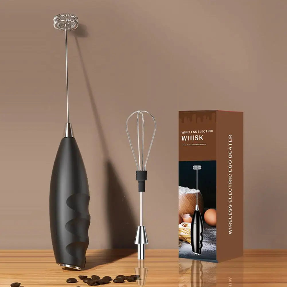 Mini Multifunctional Handheld Coffee Electric Mixer Whisk Mixer Handheld Egg Beater Cappuccino Frother Mixer Kitchen Whisk Tools Peaceful Pleasures Health and Wellness