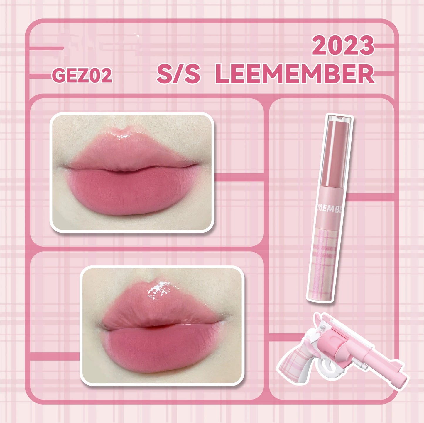 Double-Headed Matte Lip Tint & Gloss – Waterproof, Long-Lasting
