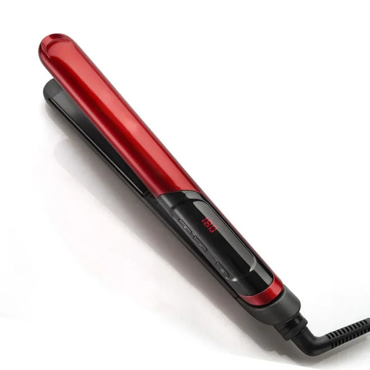 2-in-1 Tourmaline Ceramic Hair Straightener & Curler Flat Iron Hair Straightener Flat Iron Peaceful Pleasures Health and Wellness