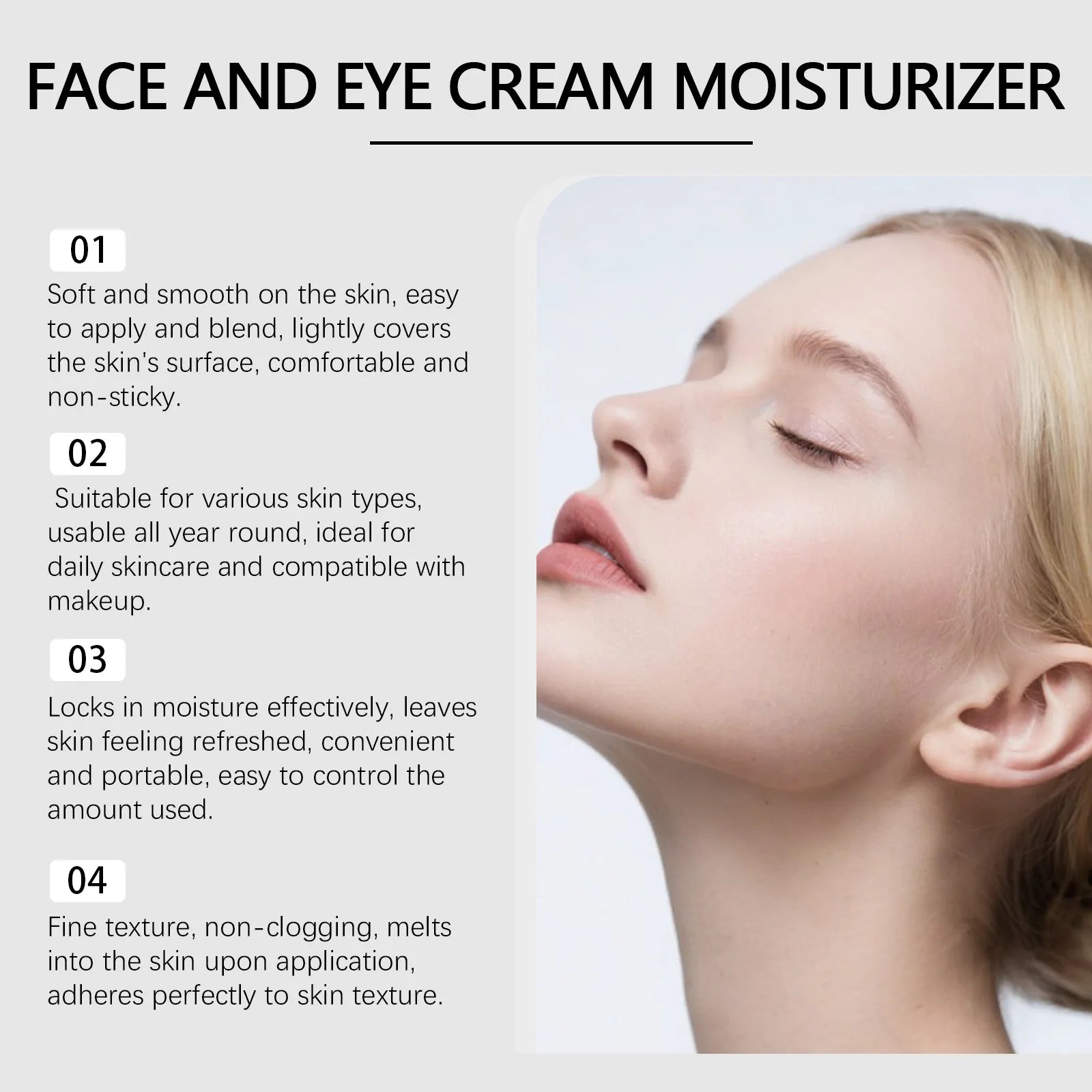 Nicotinamide Skin Moisturizing Cream Lock Water Hydrate Dry Skin Brighten Skins Tone Suitable Face Eye Use Vitamin C Moisturizer Peaceful Pleasures Health and Wellness