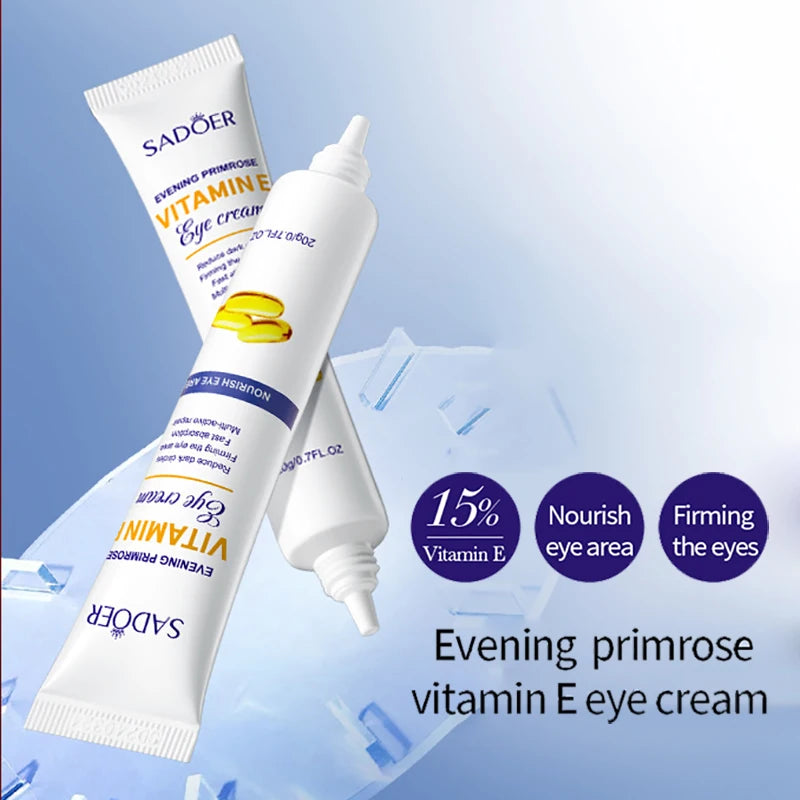 SADOER Evening Primrose Eye Cream | Dark Circles & Anti-Aging Eye Cream Peaceful Pleasures Health and Wellness
