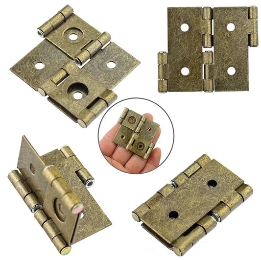 2-Pack Decorative Butt Hinges for Jewelry Boxes & Cabinets Decorative Cabinet Hinge Oasis Select