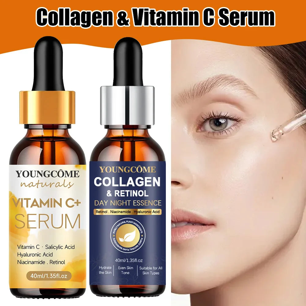 YOUNGCOME Collagen Retinol Face Serum with Hyaluronic Acid
