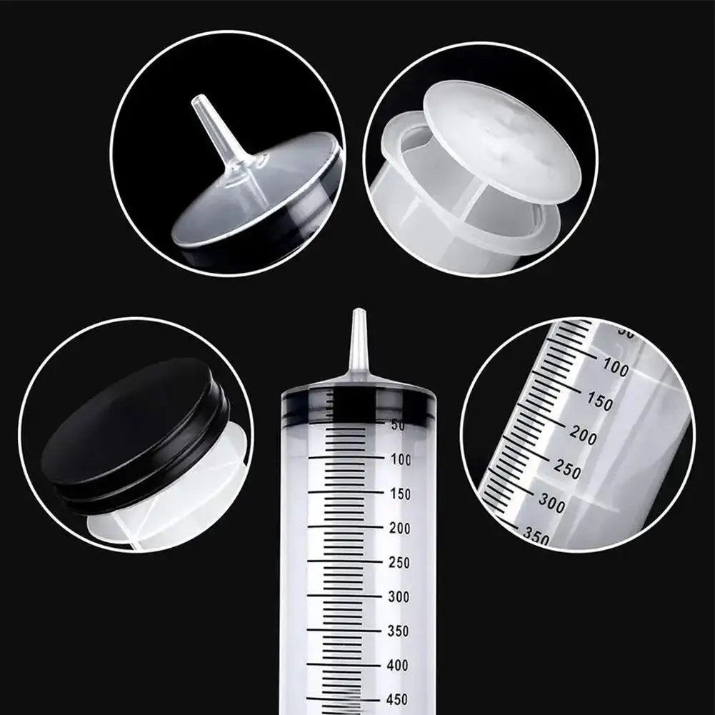Large Plastic Syringe with 1m Hose | 100/300/500ml Dispenser