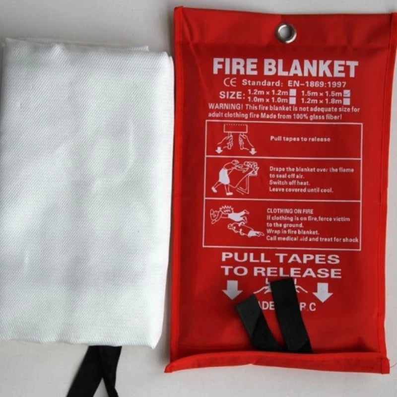 Heat-insulating and Flame-retardant Glass Fiber Fire Extinguishing Blanket for Household Use with High Temperature Resistance Peaceful Pleasures Health and Wellness