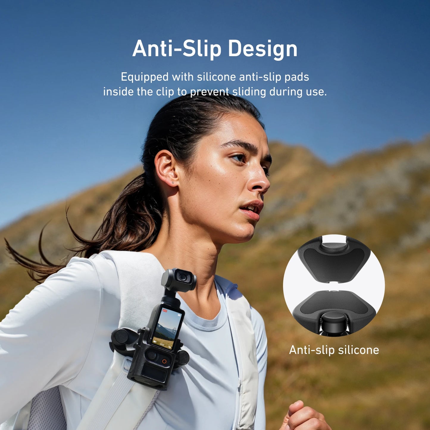 TELESIN Quick Release Backpack Mount For DJI Pocket 3 Camera Accessories Backpack Strap Clip Mount Holder For Pocket 3 Peaceful Pleasures Health and Wellness