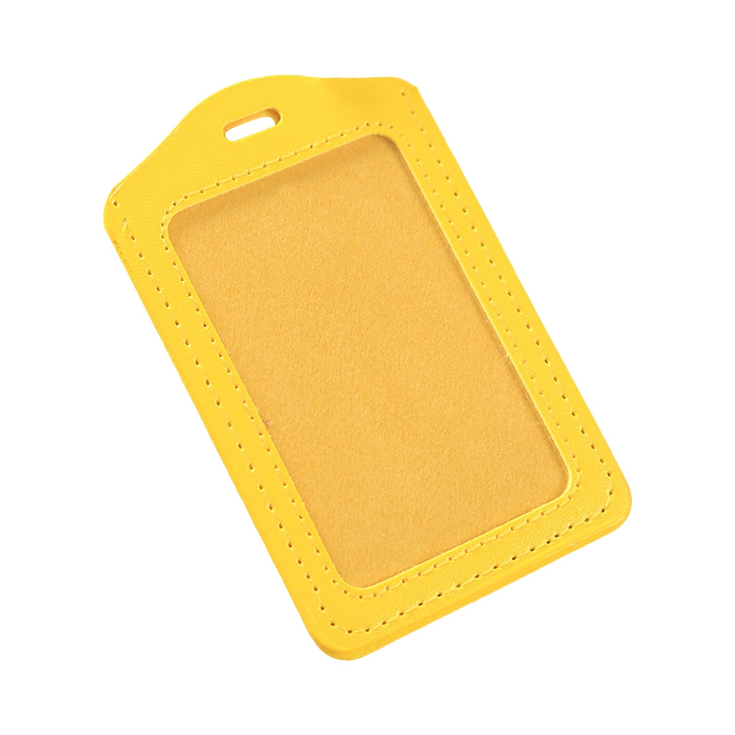Business Card Protector Cover Waterproof and Wear-Resistant Card Case for Bus Pass Card Bank Credit Card Peaceful Pleasures Health and Wellness Vertical style-yello