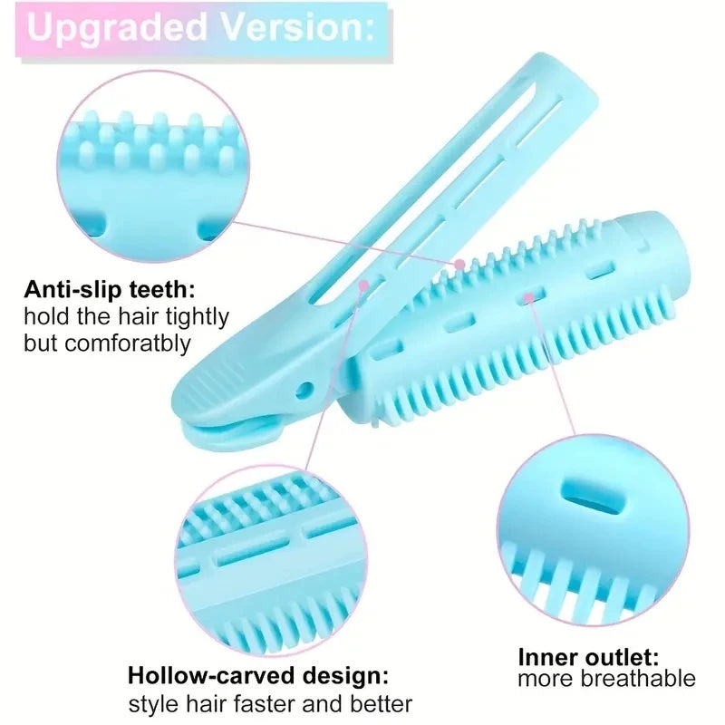8 PCS Hair Root Fluffy Clip Bangs Curling Clip Styling Clip Hair Bar Seamless Hair Styling Fluffy Styling Clip Peaceful Pleasures Health and Wellness