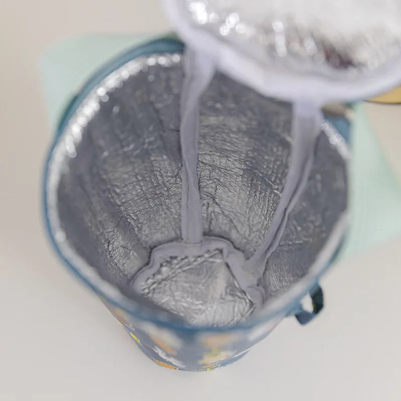 Insulated Milk Tea Tote Bag | Portable Cup Carrier & Umbrella Bag