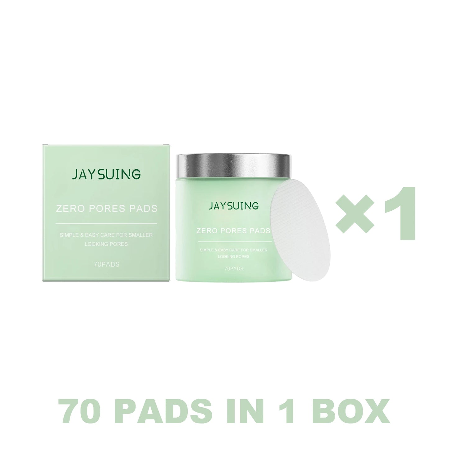 Jaysuing Salicylic Acid Face Pads – 70ct Exfoliating Pore Pads
