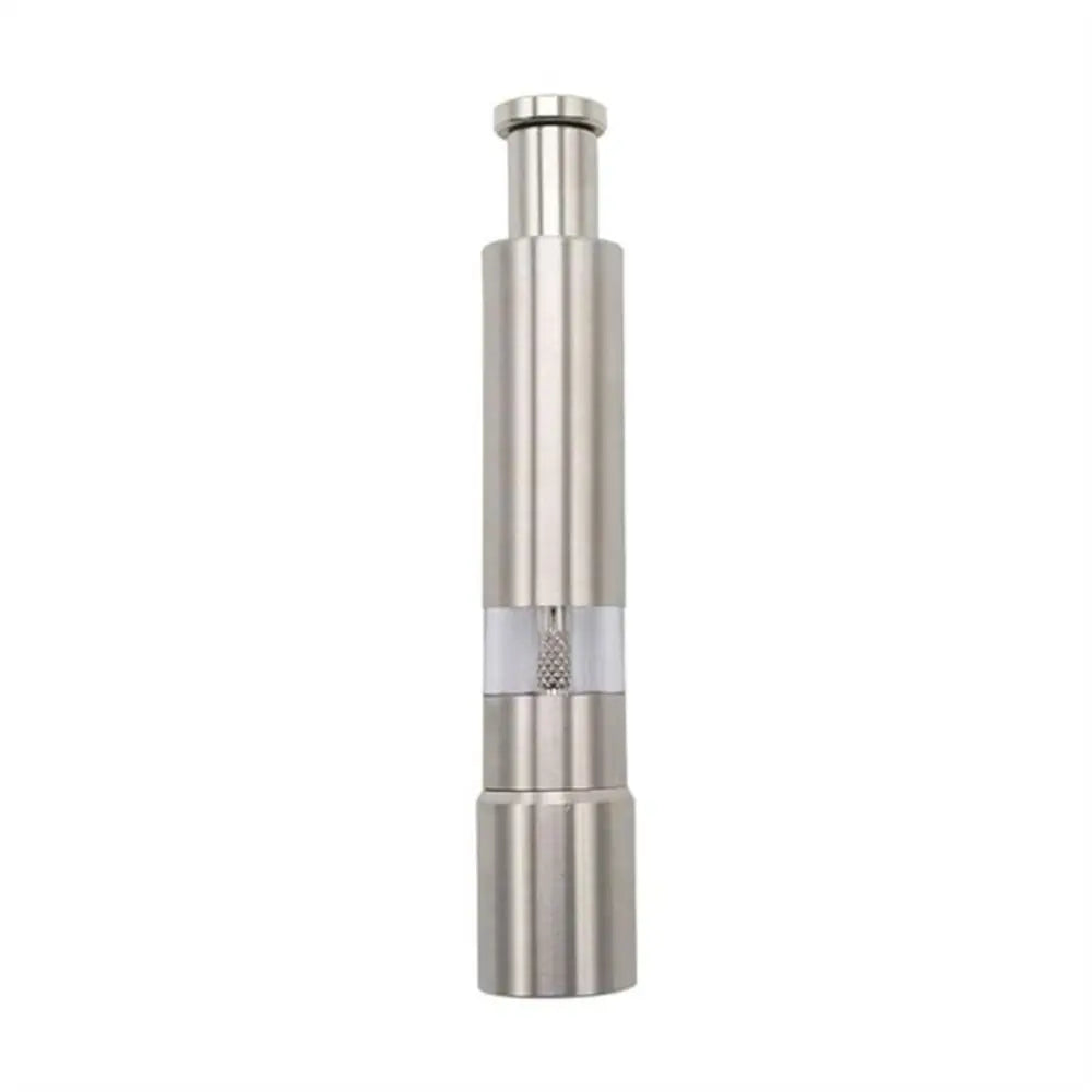 Stainless Steel Push Button Salt & Pepper Grinder | Portable