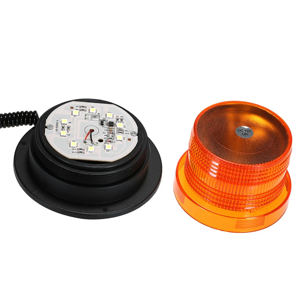 LED Strobe Light Emergency Warning Flash Beacon Light with Magnetic Base for Truck Vehicle School Bus Emergency Warning lights Peaceful Pleasures Health and Wellness