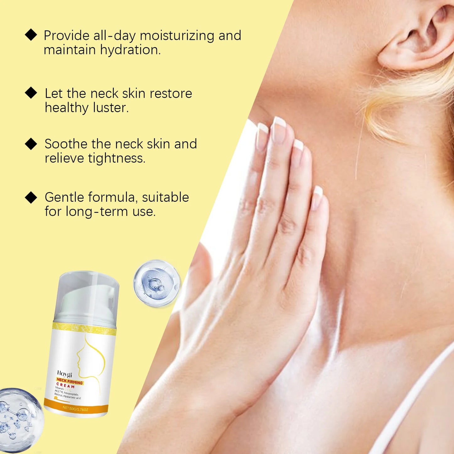 Retinol Neck Cream – Firming, Lifting & Fine Line Reducer