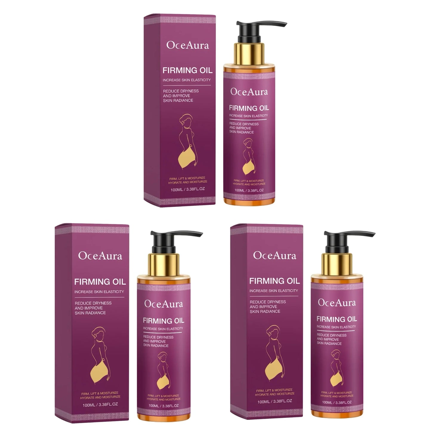 OceAura Firming Nourishing Body Oil – Deep Hydration 100ml