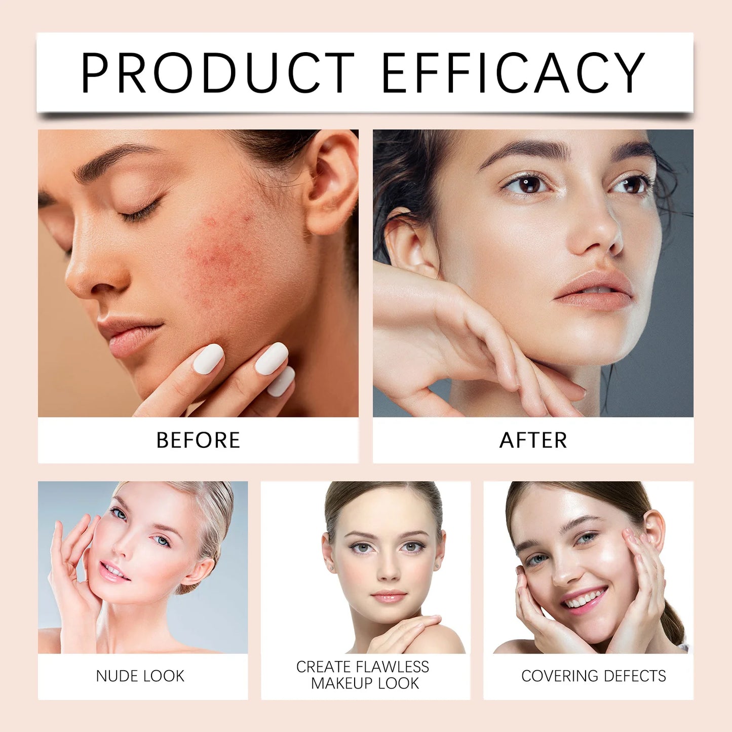 BB Cream SPF 30+ Tinted Moisturizer – Hydrating Full Coverage