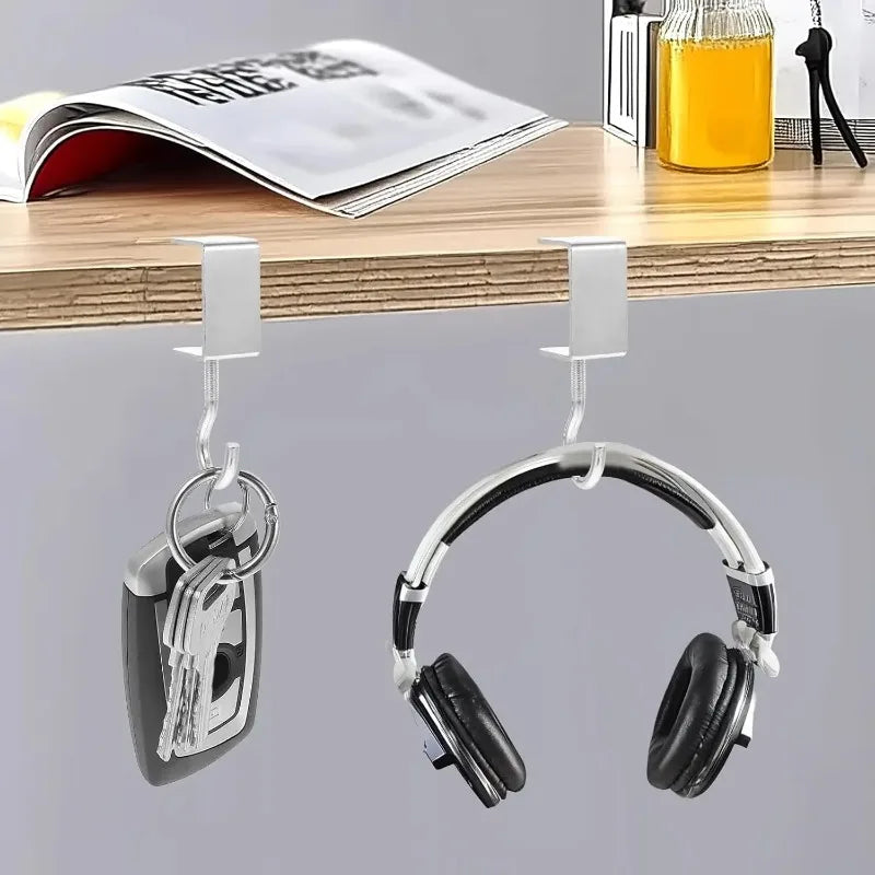 Heavy Duty No Drill Adhesive Wall Hooks – No Nail, Multi-Use