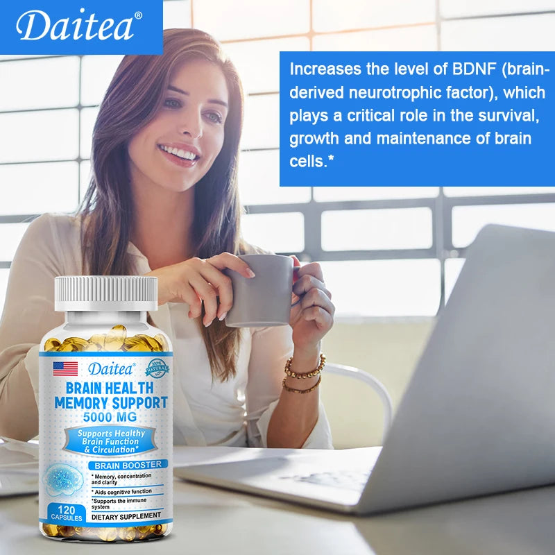 DETOXXTRA Nootropic Capsules 5000mg – Memory & Focus Boost Nootropic Supplement Peaceful Pleasures Health and Wellness