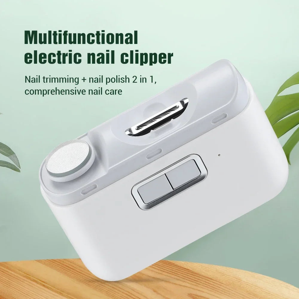 AFDEAL Electric Nail Clipper & Grinder with LED – Baby & Adult