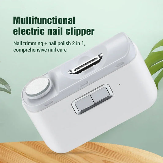 AFDEAL Electric Nail Clipper LED 2-in-1 Trimmer & Grinder Electric Nail Clipper Oasis Select