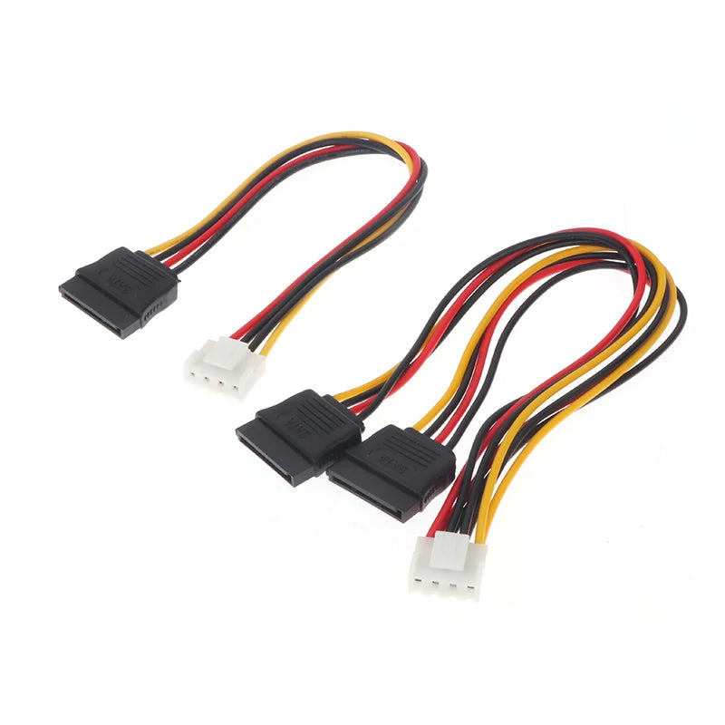 1pc 4Pin To SATA Power Cable For Hikvision DAHUA Mini VCR IP Camera CCTV Hard Disk Power One To One/One To Two VH3.96 Peaceful Pleasures Health and Wellness