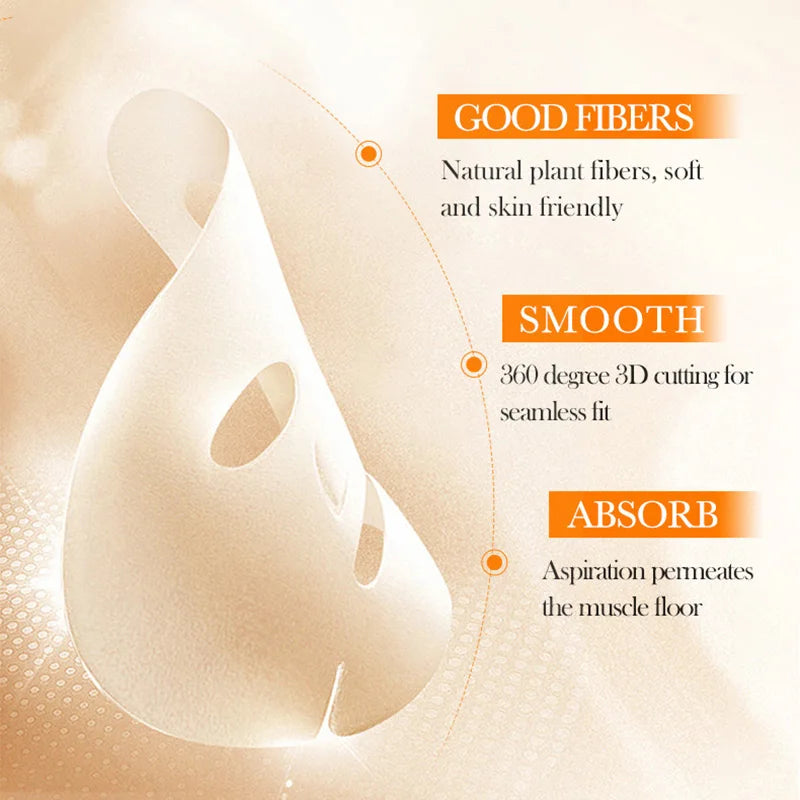 SADOER Snail Collagen Face Mask 5-Pack | Firming & Hydrating Sheet Face Mask Peaceful Pleasures Health and Wellness