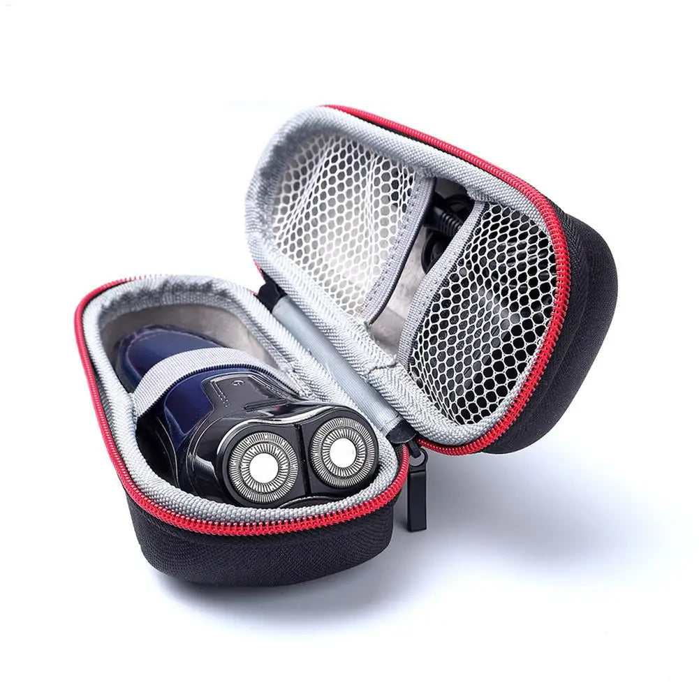 Razor Shaver Case Box Bag Electric Razor Storage Bag Box Waterproof EVA Hard Travel Portable Shaver Protective Storage Case Peaceful Pleasures Health and Wellness
