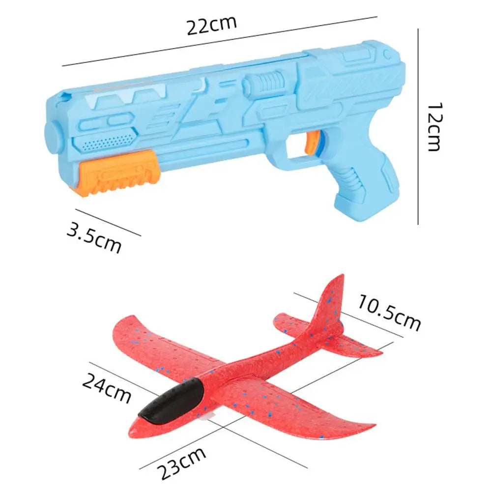 Kids Foam Glider Plane Launcher Toy | Outdoor Flying Fun Foam Glider Launcher Peaceful Pleasures Health and Wellness