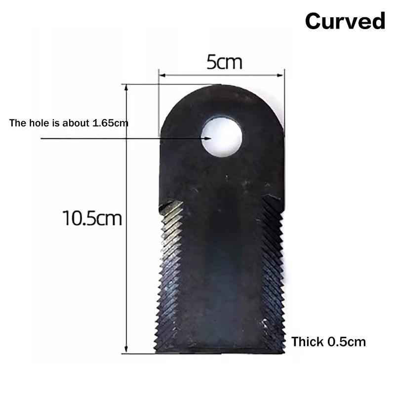 Serrated Knife Hammer | Lawn Mower Grass Shredder Replacement