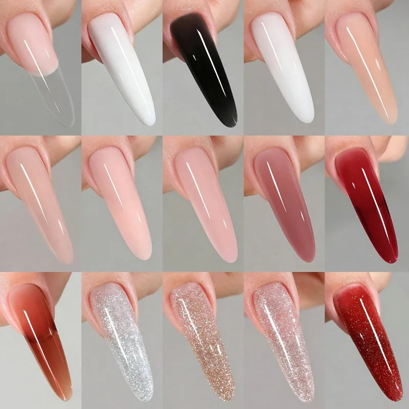 15 Colors UV Hard Builder Gel 30ml – Nail Extension Gel