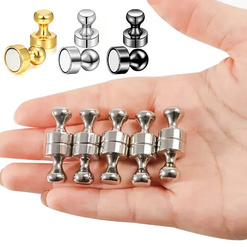 Super Strong Neodymium Push Pin Magnets – Fridge & Whiteboard