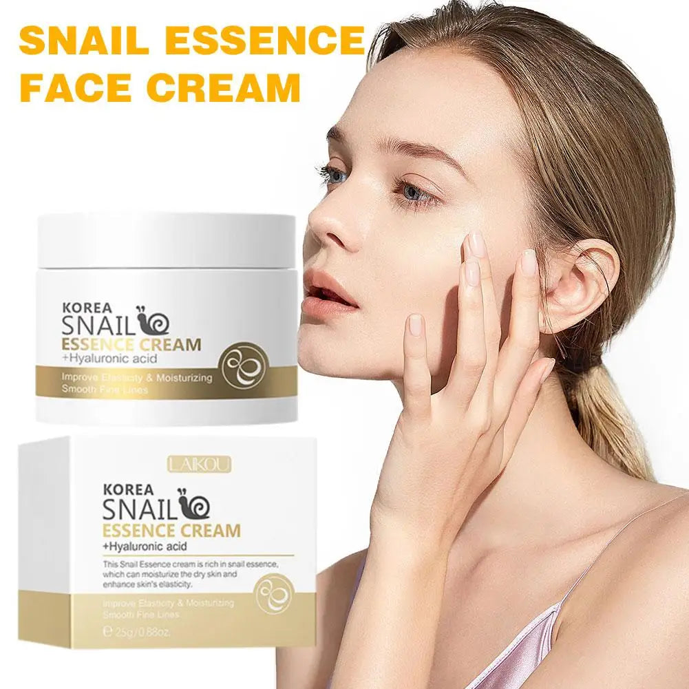 LAIKOU Snail Face Cream Hyaluronic Acid Moisturizer 25g/50g