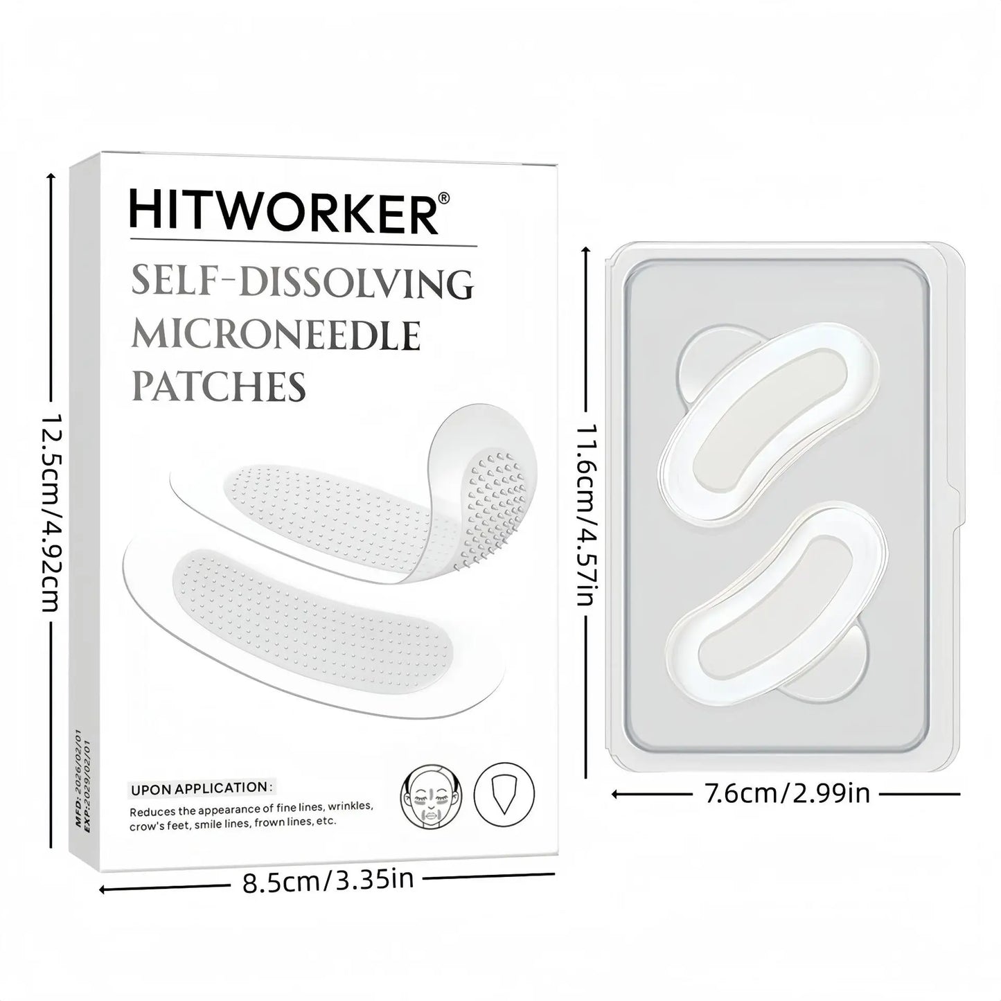Microneedle Collagen Eye Patches – Hydrating & Firming Mask