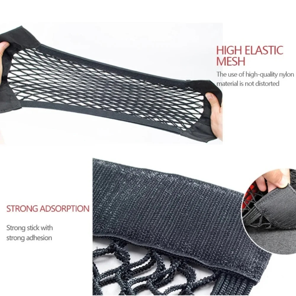 Car Seat Back Elastic Mesh Net Organizer – 5 Sizes