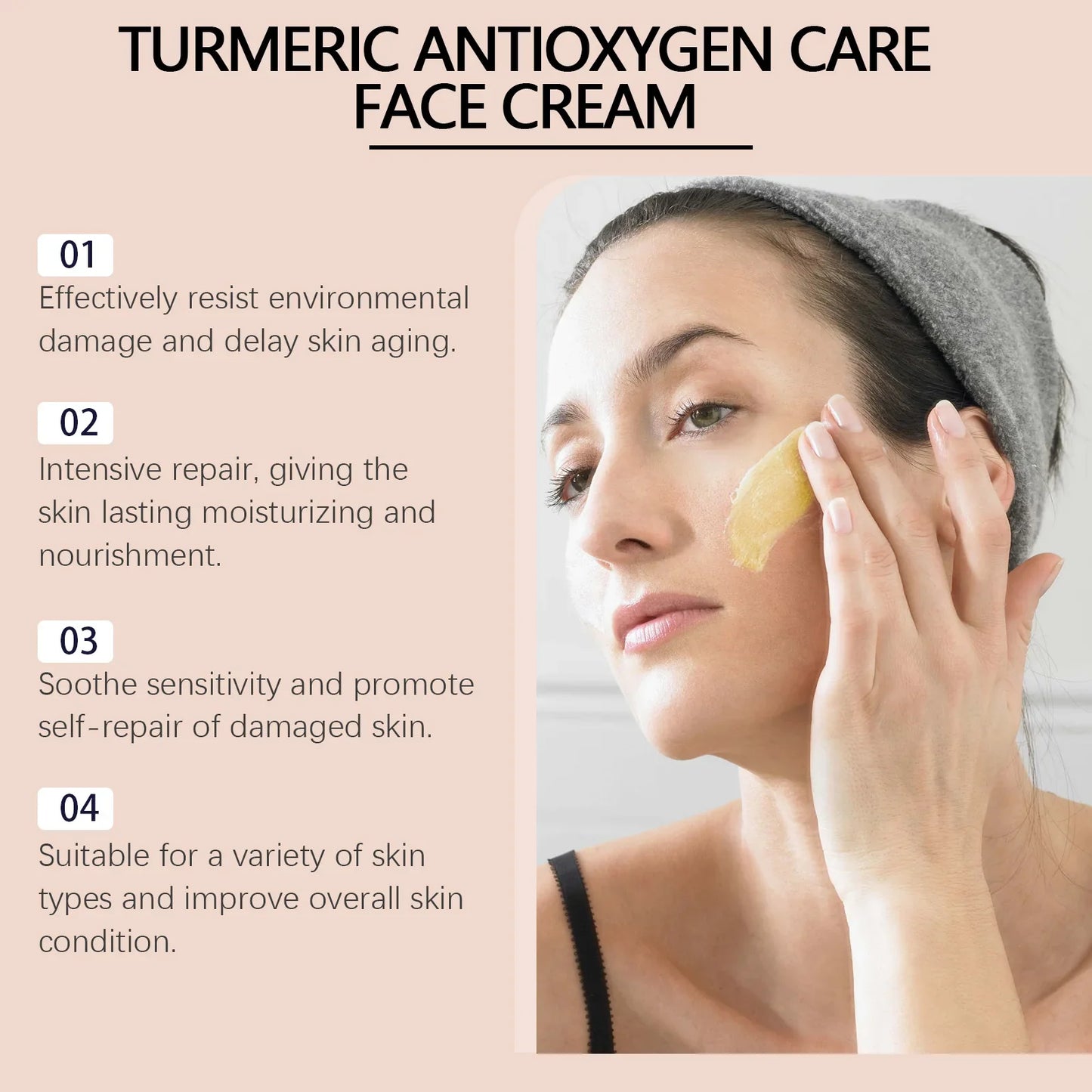 WIYUN Turmeric Face Cream – Brightening Freckle & Acne Repair