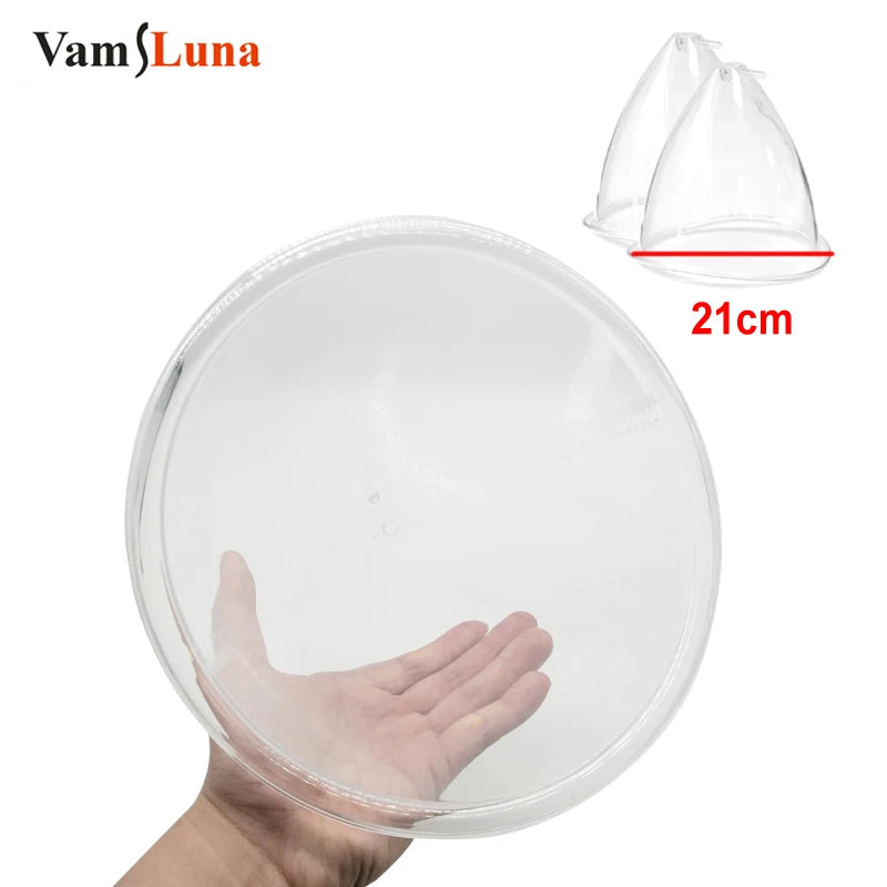 VamsLuna 21cm Vacuum Suction Cups – Breast & Buttock Pump 2PCS