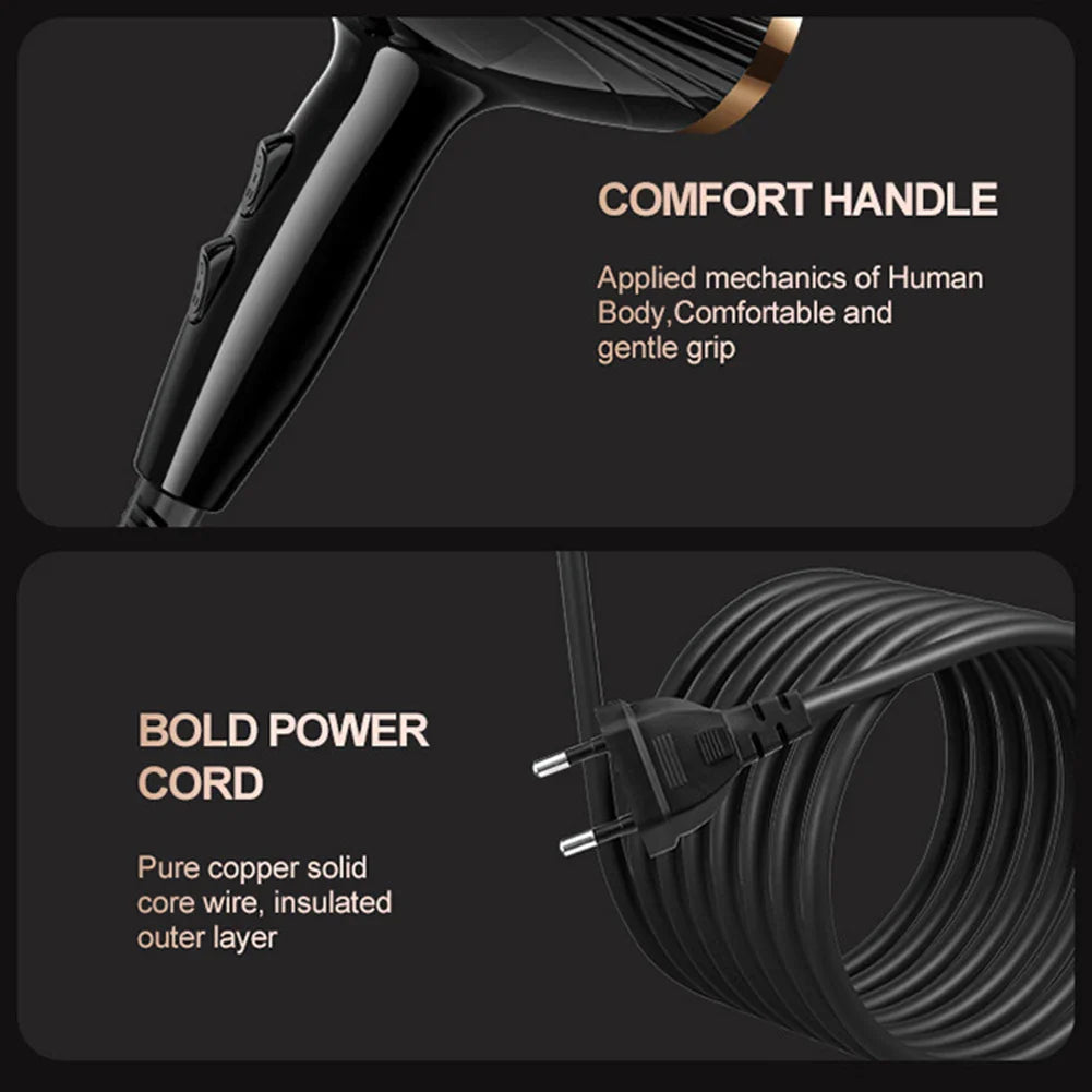 Stookits 6-in-1 Low Noise Hair Dryer | 800W Fast Dry