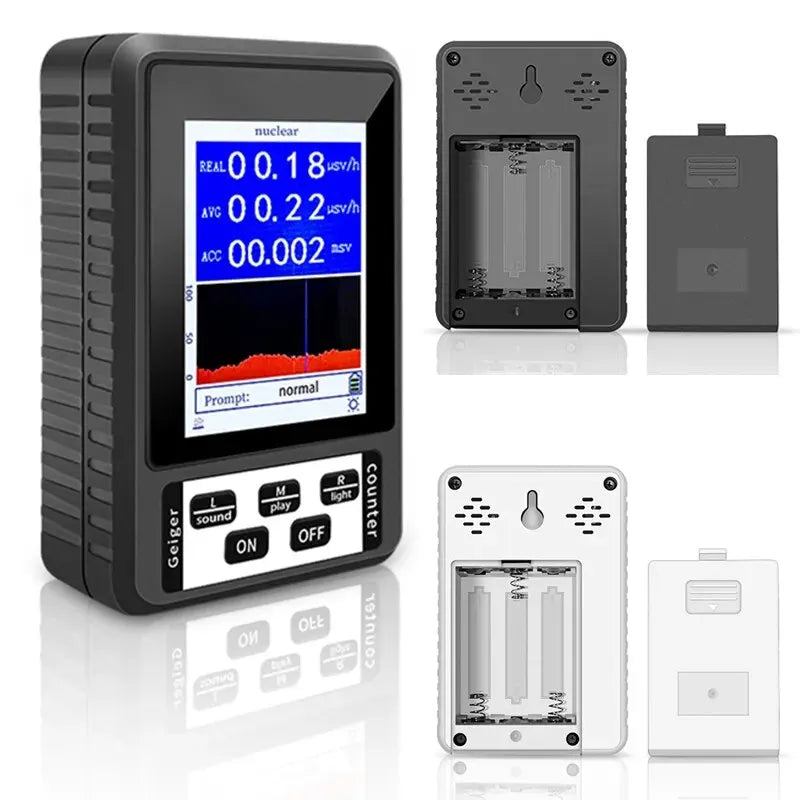 XR-1 Portable Geiger Counter Nuclear Radiation Detector Personal Dosimeter Marble Tester X-Ray Radiation Dosimeter Peaceful Pleasures Health and Wellness