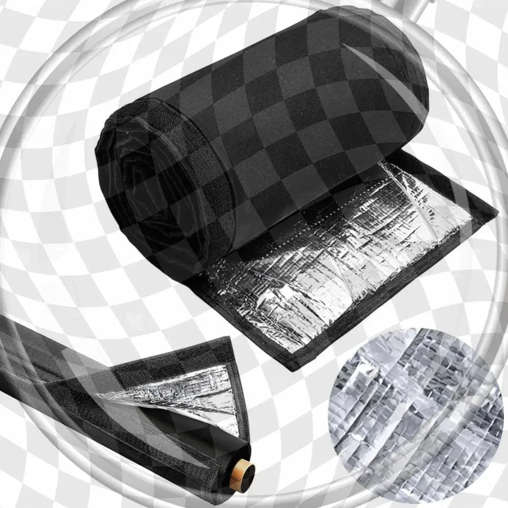 3-Layer AC Hose Insulation Sleeve – Outdoor HVAC Pipe Cover