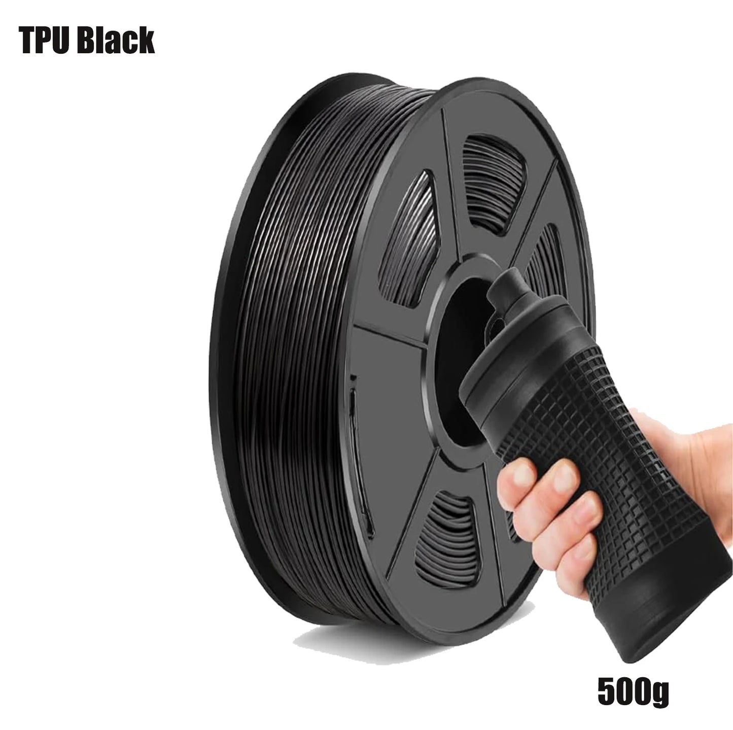 TPU Filament 1.75mm 95A Flexible 3D Printer – 250g/500g/1kg