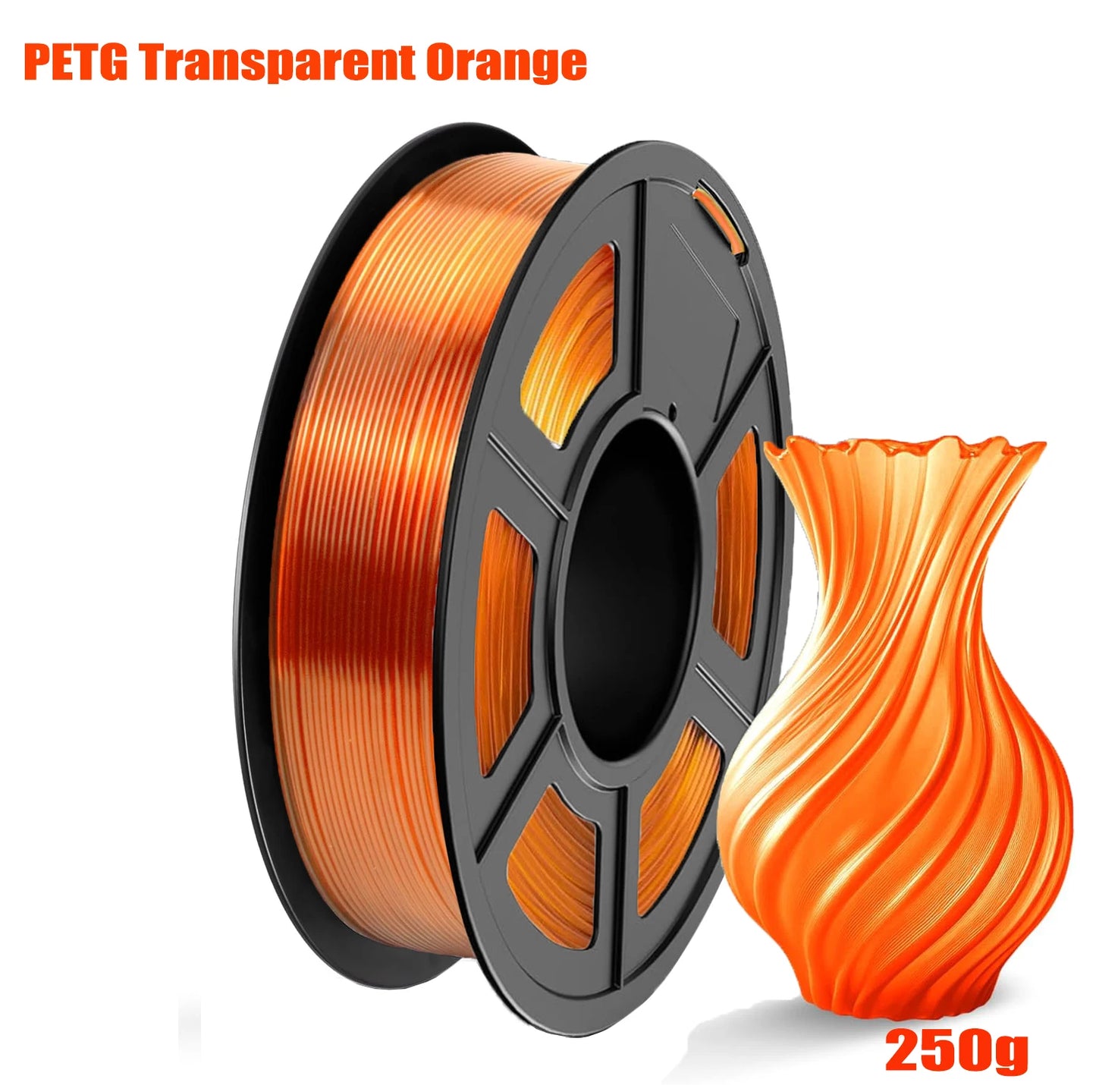 DINGSUN 3D PETG Filament 1.75mm | 500mm/s High-Speed Multicolor