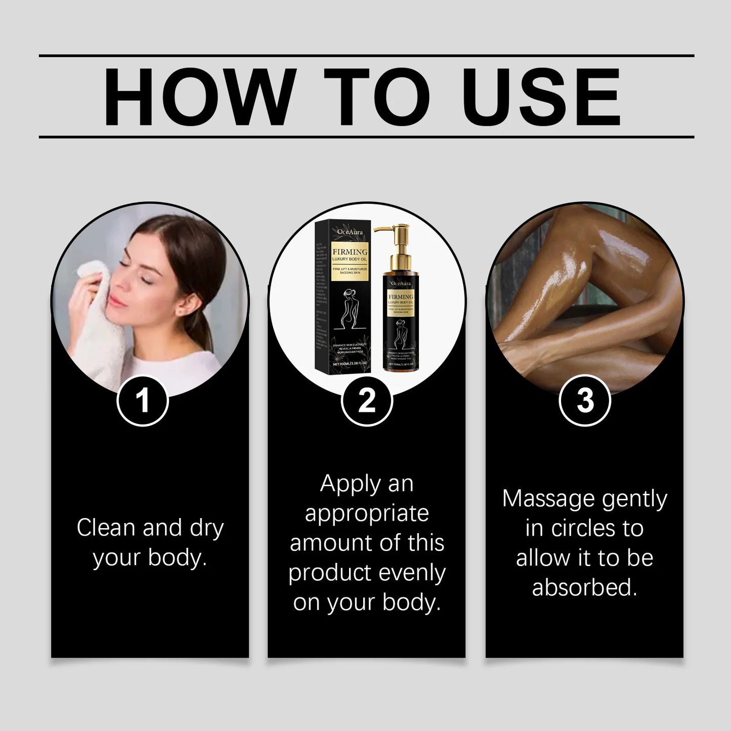 OceAura Anti-Cellulite Tightening Body Oil – Firming 100ml