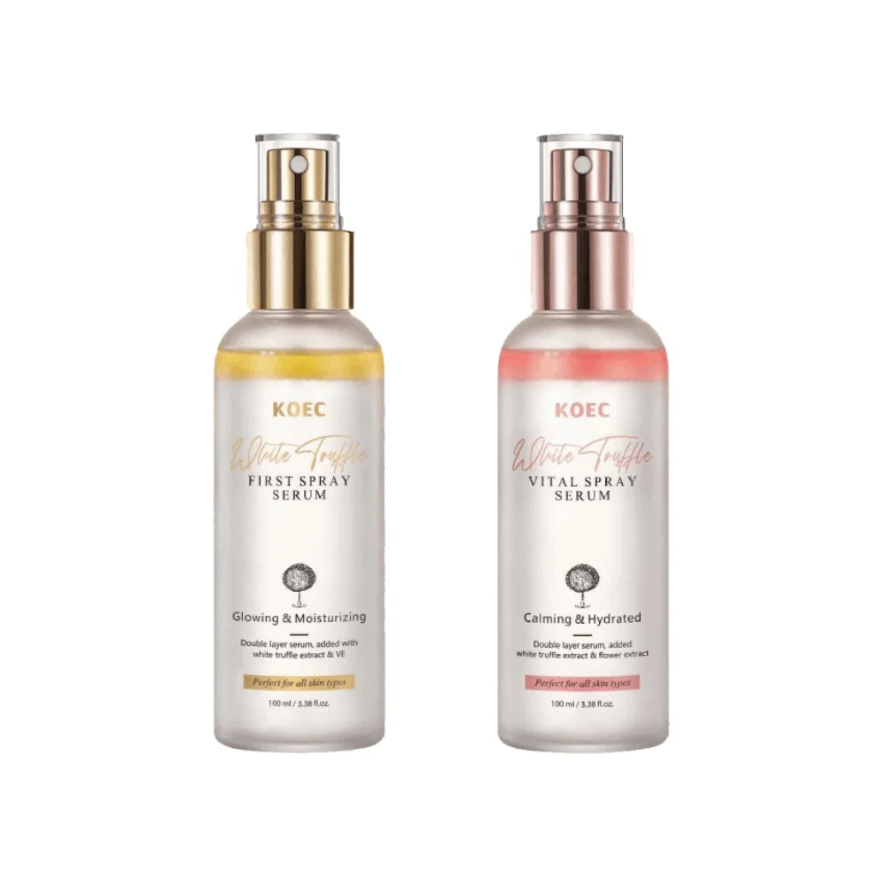 White Truffle Moisturizing Spray Deeply Nourishes Hydrating Face Mist Moisturizing Shrink Pores Oil Control for All Skin Types Peaceful Pleasures Health and Wellness SET A